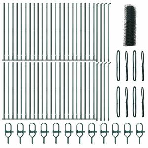 vidaXL Poteau de cl&ocirc;ture. Vert