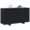 vidaXL Buffet Noir 135 x 41 x 75 cm Bois d'ing&eacute;nierie