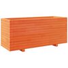 vidaXL Jardini&egrave;re cire marron 110x40x49,5 cm bois de pin massif