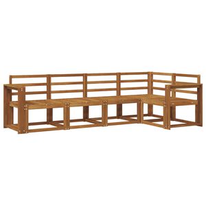 vidaXL Ensemble de canap&eacute;s d'ext&eacute;rieur 5 pcs Naturel