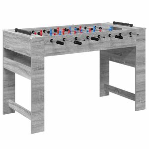 vidaXL Table de Foosball Gris Sonoma 125 x 60,5 x 80 cm