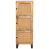 vidaXL Haut Armoire Marron 90 x 33 x 75 cm Bois de mangue massif