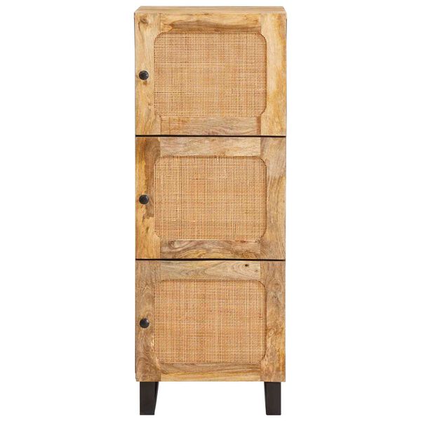 vidaXL Haut Armoire Marron 90 x 33 x 75 cm Bois de mangue massif