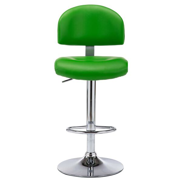 vidaXL Tabourets de bar lot de 2 vert similicuir