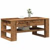 vidaXL Table basse Bois Ancien 102 x 55 x 45 cm Bois d'ingénierie