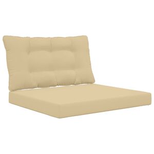vidaXL Coussin de canap&eacute; d'ext&eacute;rieur Polyester Beige 80 x 68,5 cm