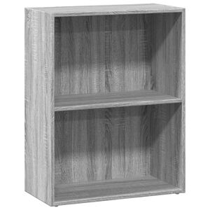 vidaXL Biblioth&egrave;que sonoma gris 60x30x77 cm bois d'ing&eacute;nierie