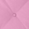 vidaXL Coussin de Dos Rose 100 x 19 x 50 cm tissu