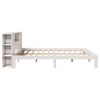 vidaXL Lit bibliothèque sans matelas blanc 180x200 cm bois pin massif