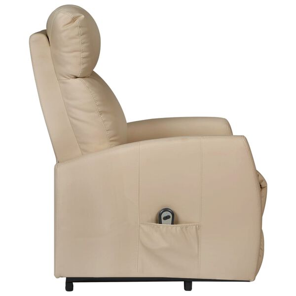 vidaXL Fauteuil Cappuccino Similicuir
