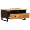 vidaXL Table basse Marron 89 x 59,5 x 17 cm Bois de mangue massif