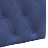 vidaXL T&ecirc;te de lit suspendue Bleu police 90 x 55 x 7 cm Velours