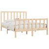 vidaXL Cadre de lit sans matelas 140x200 cm bois massif
