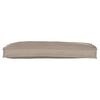 vidaXL Coussin Taupe 100 x 40 x 8 cm Tissu Oxford