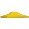 vidaXL Toit de tente de r&eacute;ception 4x3 m Jaune 270 g/m&sup2;