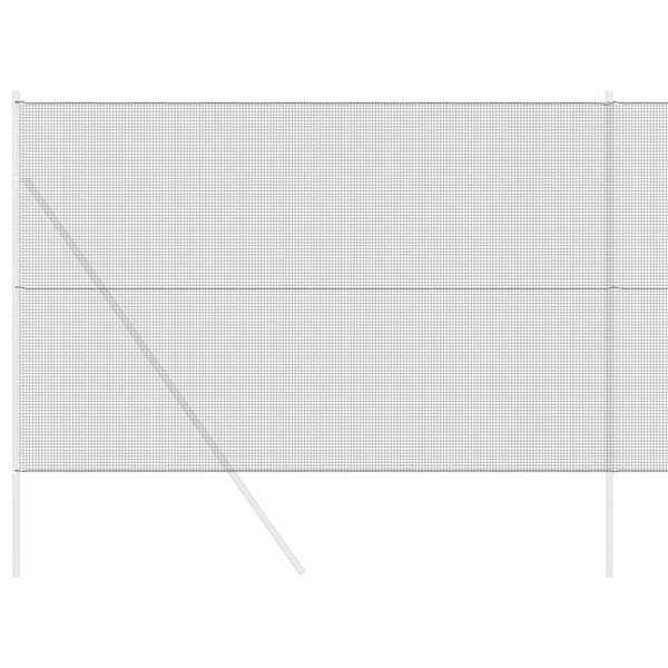 vidaXL Clôture en fil soudé Gris 1.6 x 10 m Acier