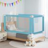 vidaXL Barri&egrave;re de s&eacute;curit&eacute; de lit d'enfant Bleu 160x25 cm Tissu