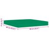 vidaXL Salon de jardin 11 pcs avec coussins Vert