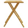vidaXL Table de jardin pliable 55x55x75 cm bambou
