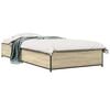 vidaXL Cadre de lit Ch&ecirc;ne Sonoma 80 x 200 cm Bois d'ing&eacute;nierie