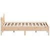 vidaXL Cadre de lit sans matelas 120x190 cm bois de pin massif