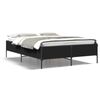 vidaXL Cadre de lit sans matelas noir 140x200 cm