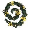 vidaXL Guirlande de No&euml;l avec lumi&egrave;res LED vert 2,7 m PVC
