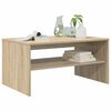 vidaXL Table basse Ch&ecirc;ne Sonoma 80 x 50 x 40 cm Bois d'ing&eacute;nierie
