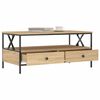 vidaXL Table basse chêne sonoma 100x51x45 cm bois d'ingénierie