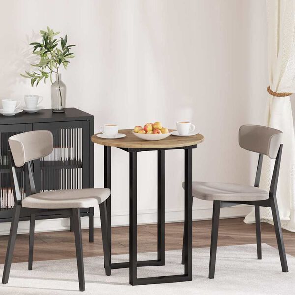 vidaXL Plateau de table ch&ecirc;ne artisanal 60 x 60 x 1,5 cm