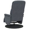 vidaXL Fauteuil de massage inclinable Gris fonc&eacute; 91 x 71 x 105 cm