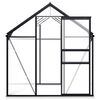 vidaXL Serre avec cadre de base Anthracite Aluminium 4,75 m²