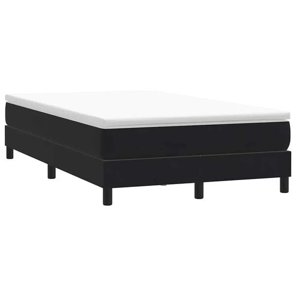 vidaXL Sommier à lattes de lit sans matelas noir 120x210 cm velours