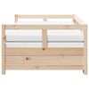 vidaXL Lit de jour et lit gigogne et matelas 90x190 cm bois pin massif