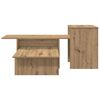 vidaXL Table console Ch&ecirc;ne artisanal 91,5 x 35 x 38,5 cm