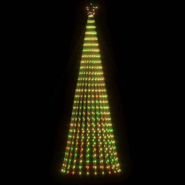 vidaXL Sapin de No&euml;l &agrave; LED 688 LED color&eacute;es 300 cm