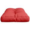 vidaXL Coussin de palette rouge 70x40x12 cm tissu