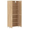 vidaXL Buffet haut Ch&ecirc;ne sonoma 69,5x34x180 cm Bois d'ing&eacute;nierie