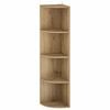 vidaXL &Eacute;tag&egrave;re d'angle 4 niveaux 41,5 x 41,5 x 143 cm