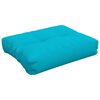 vidaXL Coussin de palette turquoise 50x40x12 cm tissu