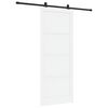 vidaXL Porte coulissante ORKDAL Blanc 93 x 232 cm Pin massif