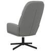 vidaXL Chaise de relaxation Gris Similicuir