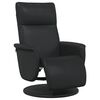vidaXL Fauteuil de massage inclinable Noir Simili cuir