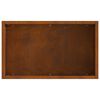 vidaXL Braise Marron 50 x 30 x 40 cm Acier