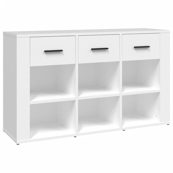 vidaXL Buffet Blanc 100x30x59,5 cm Bois d'ingénierie