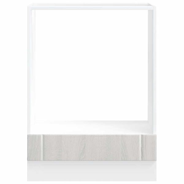 vidaXL Armoire de four Lucca sonoma gris bois d'ing&eacute;nierie