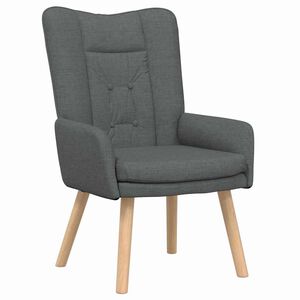 vidaXL fauteuil Gris foncé 63 x 67 x 94 cm Tissu Sherpa