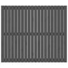 vidaXL T&ecirc;te de lit murale Gris 127,5x3x110 cm Bois massif de pin
