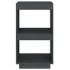 vidaXL Bibliothèque Gris 40x35x71 cm Bois de pin massif