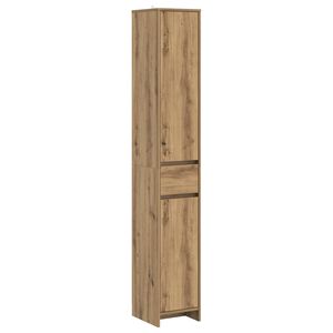 vidaXL Armoire de salle de bain Ch&ecirc;ne artisanal 30 x 33 x 190 cm